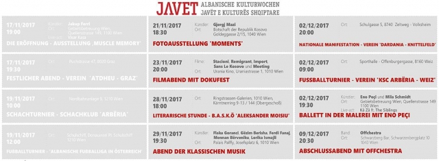 Albanische Kulturwochen In Österreich 2017